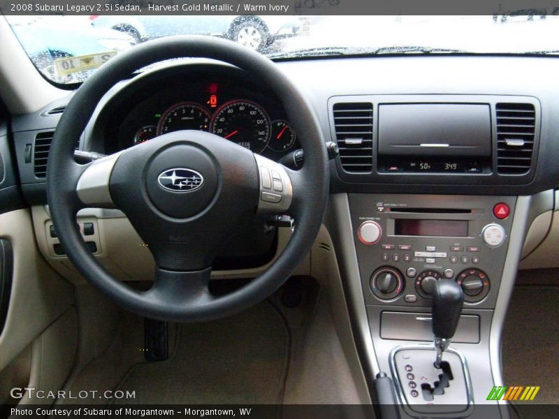 Harvest Gold Metallic / Warm Ivory 2008 Subaru Legacy 2.5i Sedan