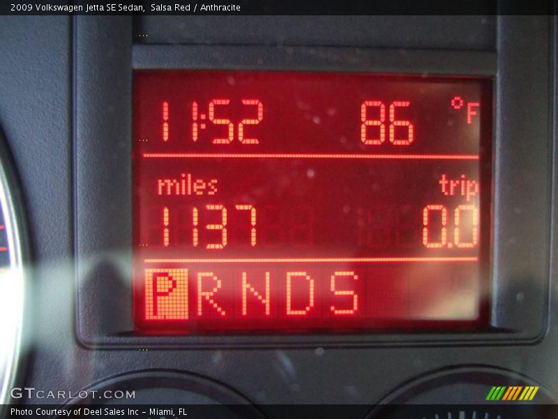 Salsa Red / Anthracite 2009 Volkswagen Jetta SE Sedan