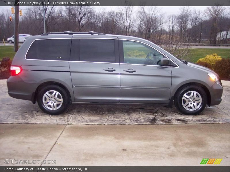 Nimbus Gray Metallic / Gray 2007 Honda Odyssey EX-L