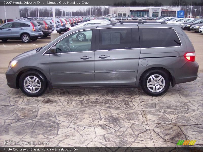 Nimbus Gray Metallic / Gray 2007 Honda Odyssey EX-L