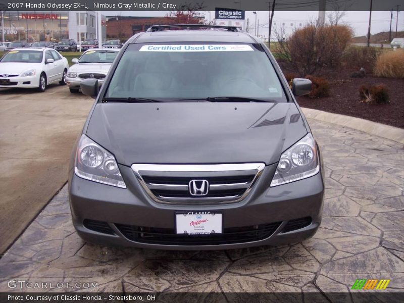 Nimbus Gray Metallic / Gray 2007 Honda Odyssey EX-L