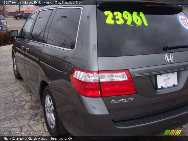 Nimbus Gray Metallic / Gray 2007 Honda Odyssey EX-L