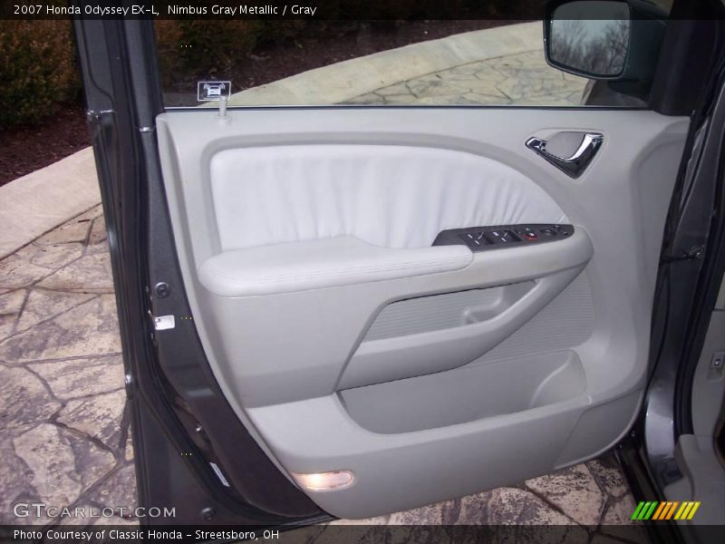 Nimbus Gray Metallic / Gray 2007 Honda Odyssey EX-L