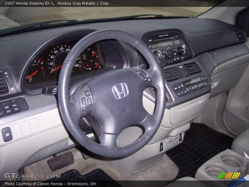 Nimbus Gray Metallic / Gray 2007 Honda Odyssey EX-L