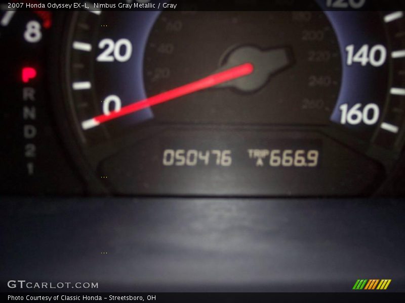 Nimbus Gray Metallic / Gray 2007 Honda Odyssey EX-L