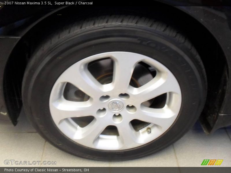 Super Black / Charcoal 2007 Nissan Maxima 3.5 SL