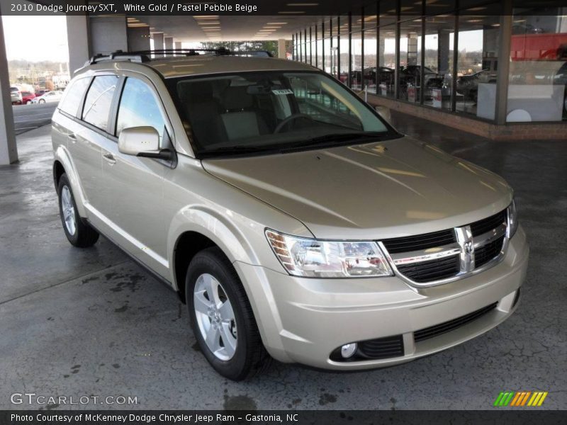 White Gold / Pastel Pebble Beige 2010 Dodge Journey SXT