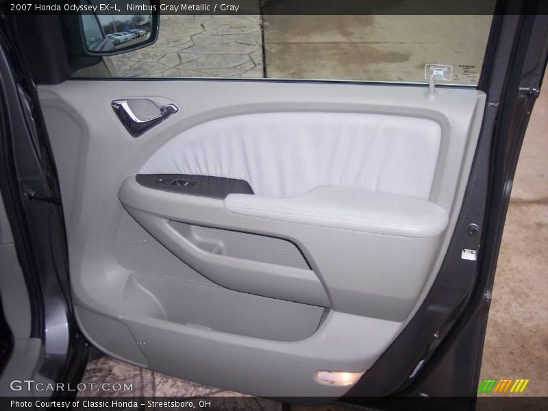 Nimbus Gray Metallic / Gray 2007 Honda Odyssey EX-L