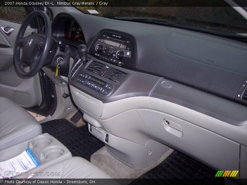 Nimbus Gray Metallic / Gray 2007 Honda Odyssey EX-L