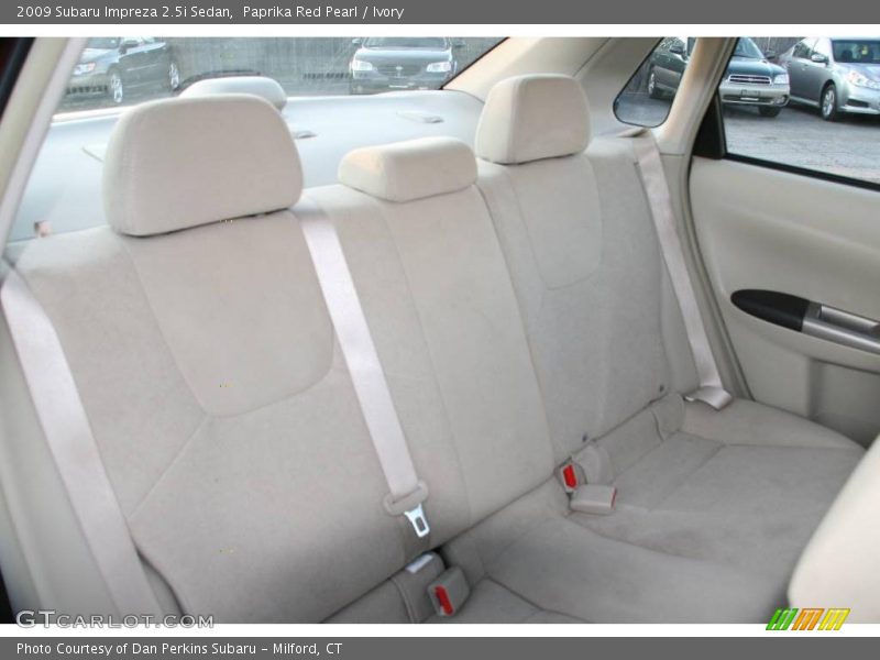 Paprika Red Pearl / Ivory 2009 Subaru Impreza 2.5i Sedan