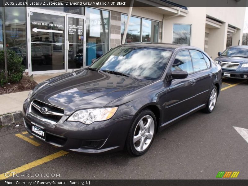 Diamond Gray Metallic / Off Black 2009 Subaru Legacy 2.5i Sedan