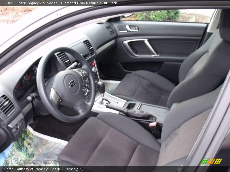 Diamond Gray Metallic / Off Black 2009 Subaru Legacy 2.5i Sedan