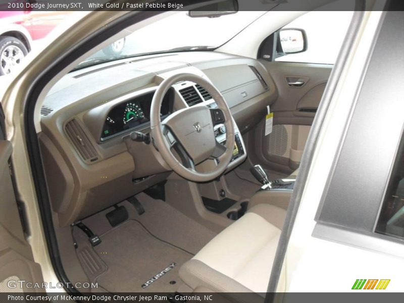 White Gold / Pastel Pebble Beige 2010 Dodge Journey SXT