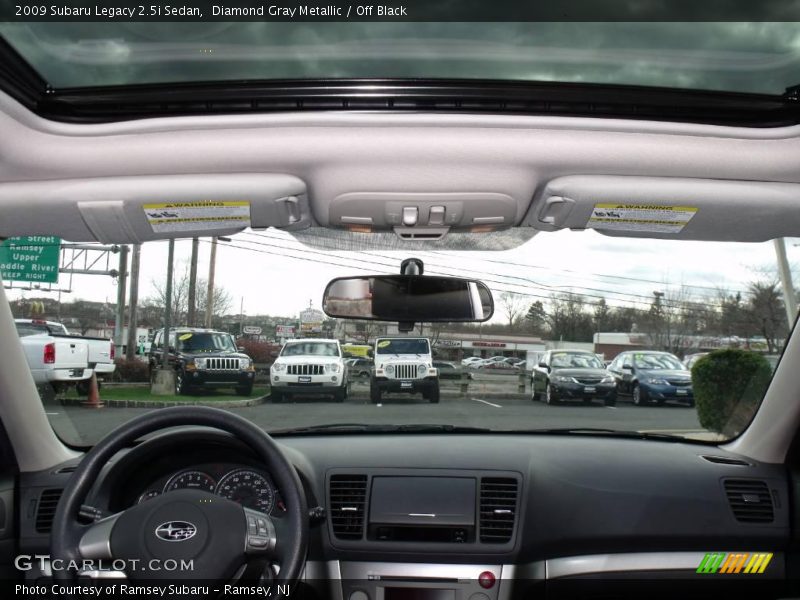 Diamond Gray Metallic / Off Black 2009 Subaru Legacy 2.5i Sedan