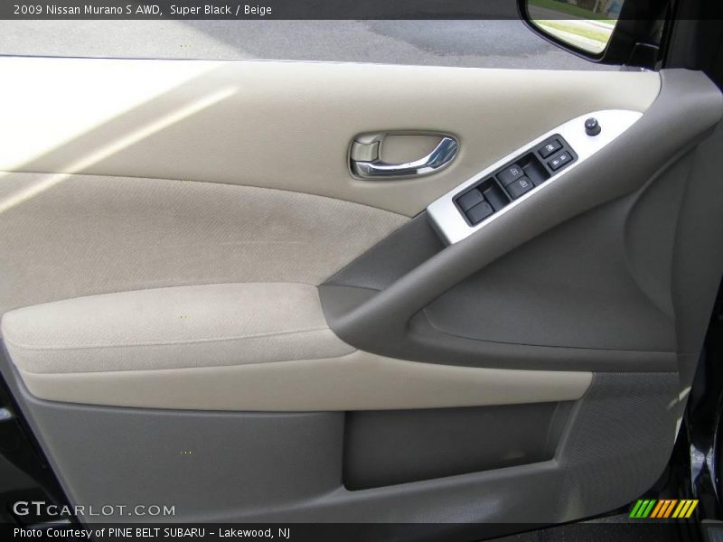 Super Black / Beige 2009 Nissan Murano S AWD