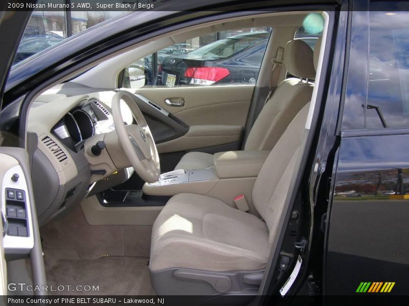 Super Black / Beige 2009 Nissan Murano S AWD