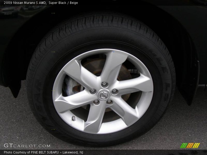 Super Black / Beige 2009 Nissan Murano S AWD