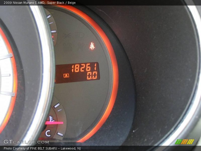 Super Black / Beige 2009 Nissan Murano S AWD