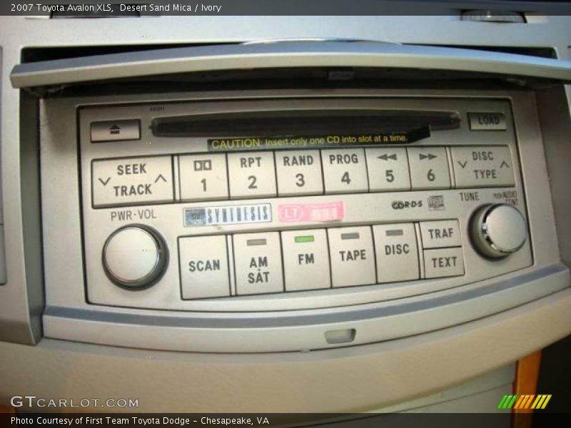 Desert Sand Mica / Ivory 2007 Toyota Avalon XLS