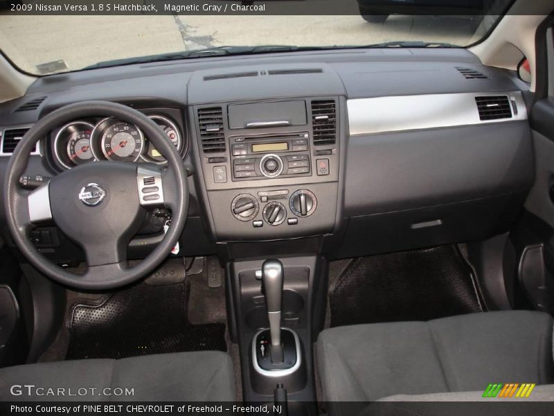 Magnetic Gray / Charcoal 2009 Nissan Versa 1.8 S Hatchback