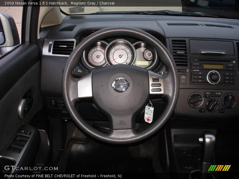 Magnetic Gray / Charcoal 2009 Nissan Versa 1.8 S Hatchback