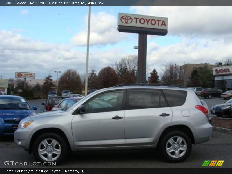 Classic Silver Metallic / Ash Gray 2007 Toyota RAV4 4WD