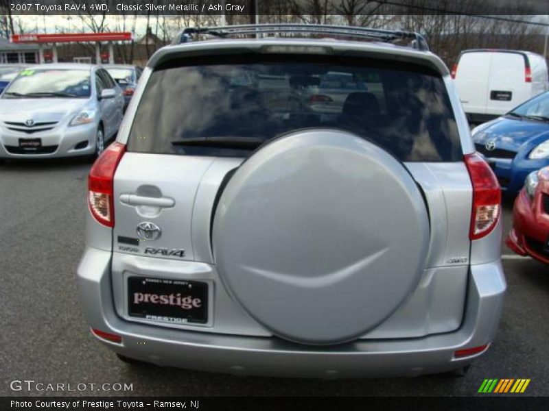 Classic Silver Metallic / Ash Gray 2007 Toyota RAV4 4WD
