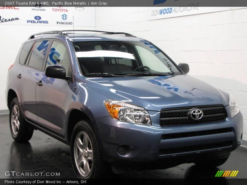 Pacific Blue Metallic / Ash Gray 2007 Toyota RAV4 4WD