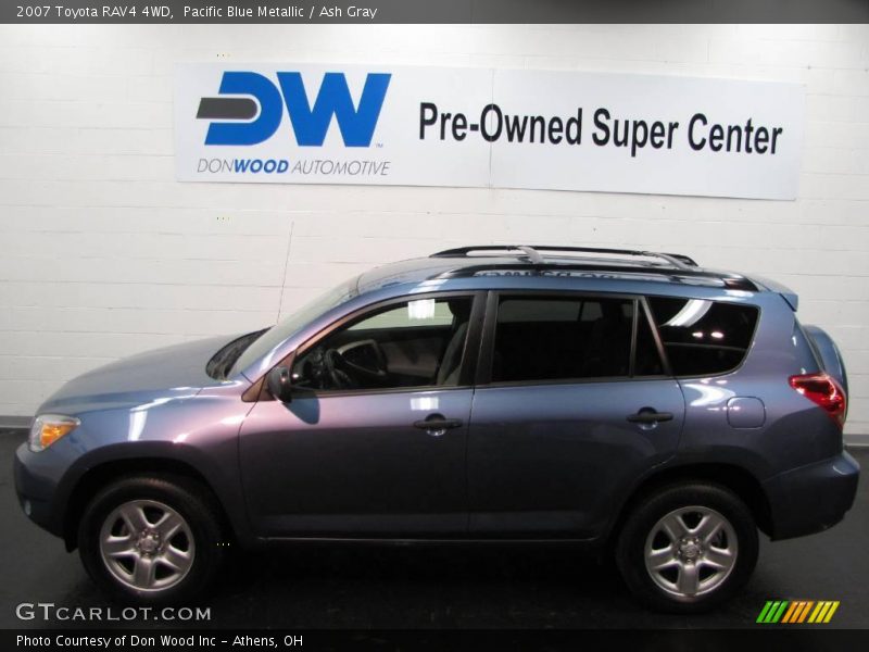 Pacific Blue Metallic / Ash Gray 2007 Toyota RAV4 4WD