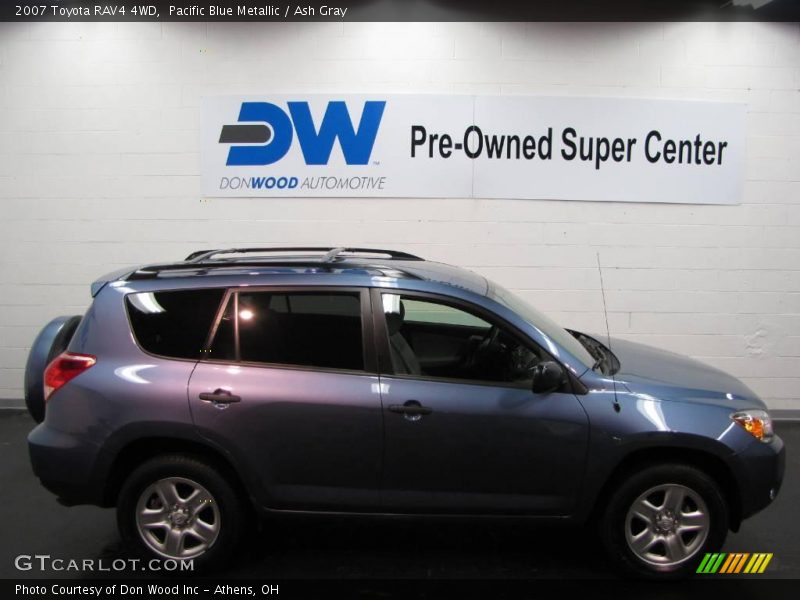 Pacific Blue Metallic / Ash Gray 2007 Toyota RAV4 4WD