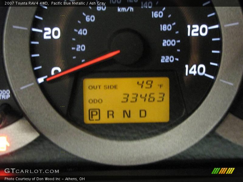 Pacific Blue Metallic / Ash Gray 2007 Toyota RAV4 4WD
