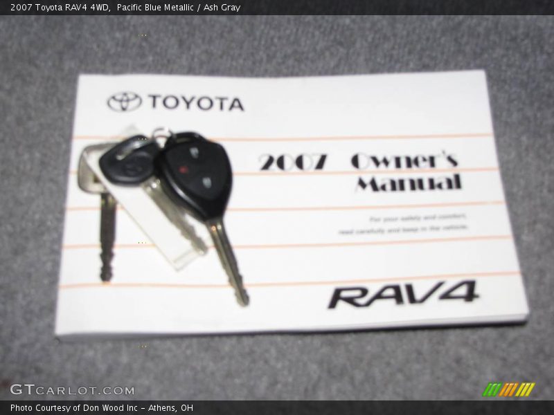 Pacific Blue Metallic / Ash Gray 2007 Toyota RAV4 4WD