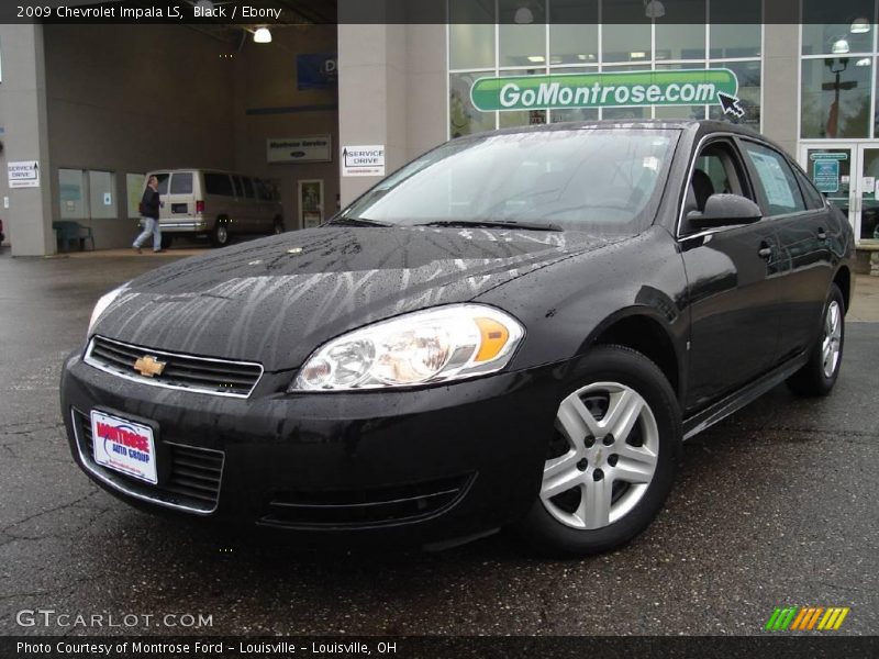 Black / Ebony 2009 Chevrolet Impala LS