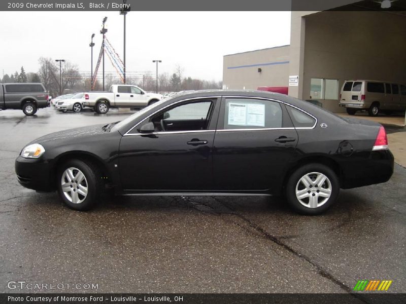 Black / Ebony 2009 Chevrolet Impala LS