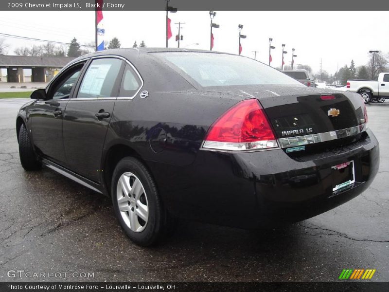 Black / Ebony 2009 Chevrolet Impala LS