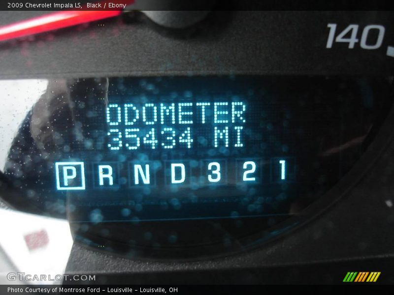 Black / Ebony 2009 Chevrolet Impala LS