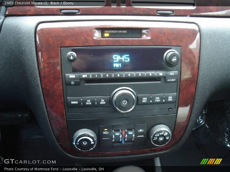 Black / Ebony 2009 Chevrolet Impala LS