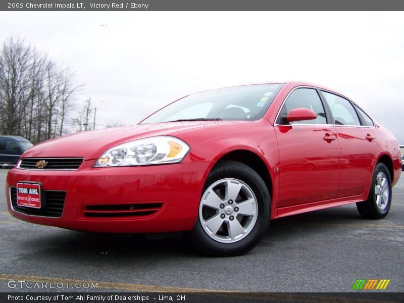 Victory Red / Ebony 2009 Chevrolet Impala LT