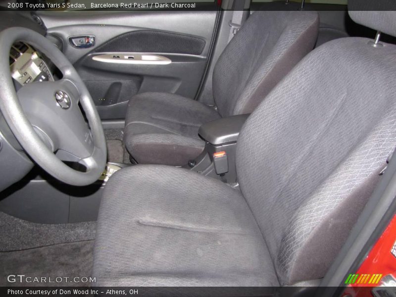 Barcelona Red Pearl / Dark Charcoal 2008 Toyota Yaris S Sedan