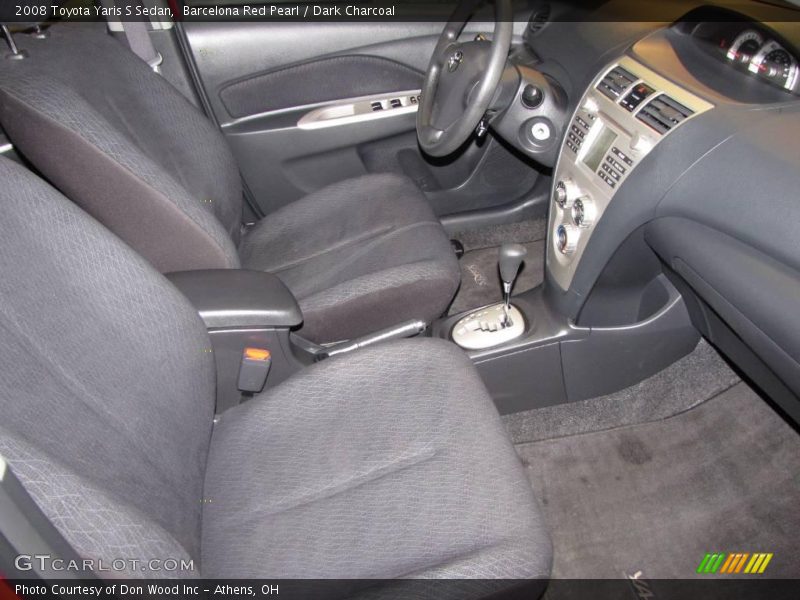 Barcelona Red Pearl / Dark Charcoal 2008 Toyota Yaris S Sedan