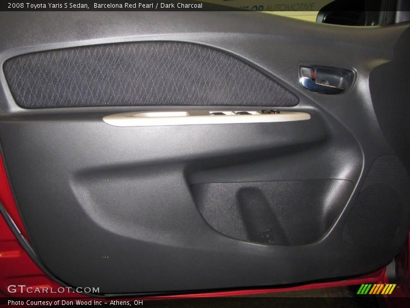 Barcelona Red Pearl / Dark Charcoal 2008 Toyota Yaris S Sedan
