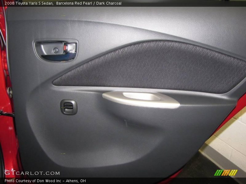 Barcelona Red Pearl / Dark Charcoal 2008 Toyota Yaris S Sedan
