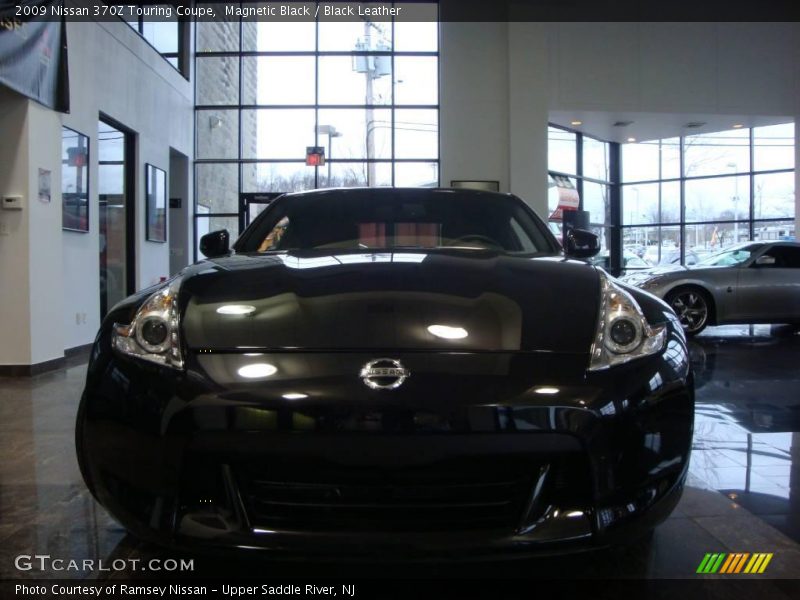 Magnetic Black / Black Leather 2009 Nissan 370Z Touring Coupe