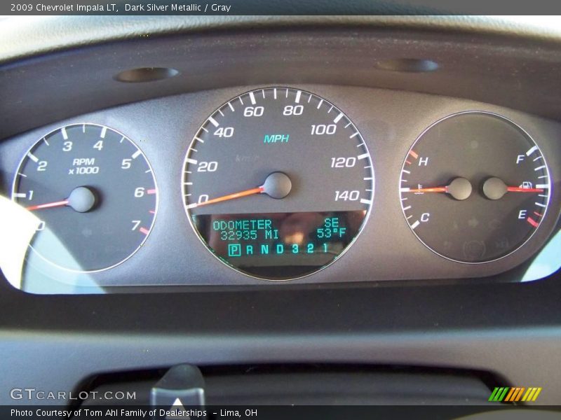 Dark Silver Metallic / Gray 2009 Chevrolet Impala LT