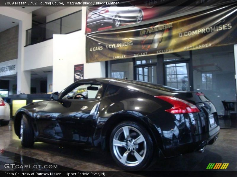 Magnetic Black / Black Leather 2009 Nissan 370Z Touring Coupe