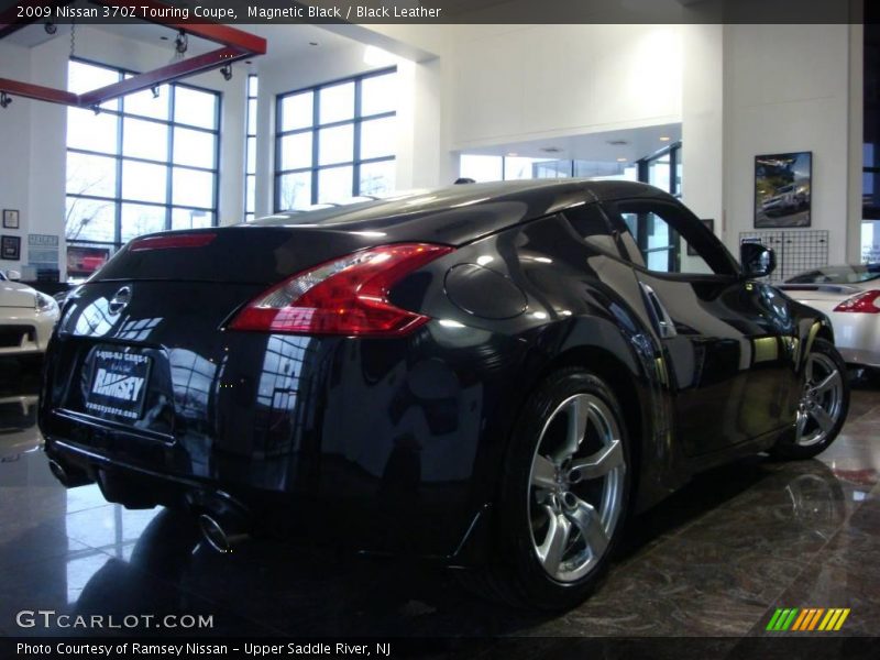 Magnetic Black / Black Leather 2009 Nissan 370Z Touring Coupe