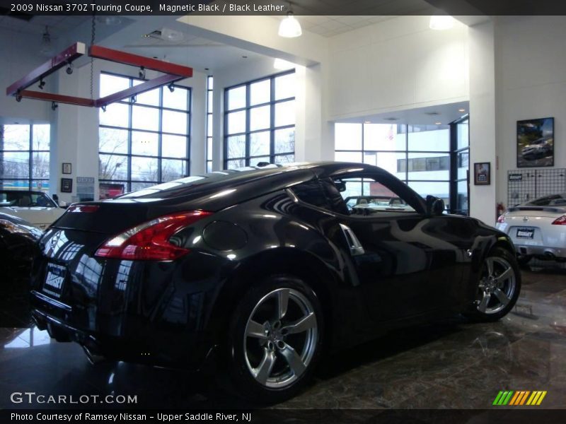 Magnetic Black / Black Leather 2009 Nissan 370Z Touring Coupe