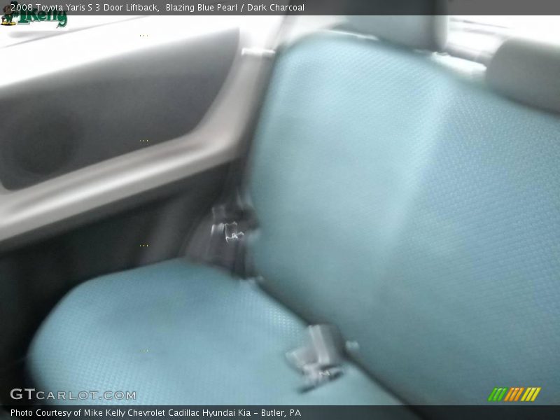 Blazing Blue Pearl / Dark Charcoal 2008 Toyota Yaris S 3 Door Liftback