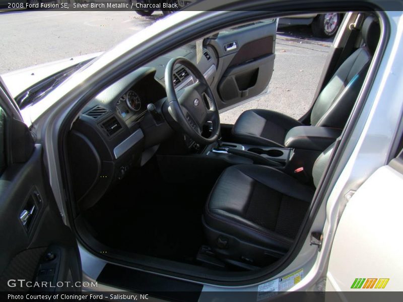 Silver Birch Metallic / Charcoal Black 2008 Ford Fusion SE