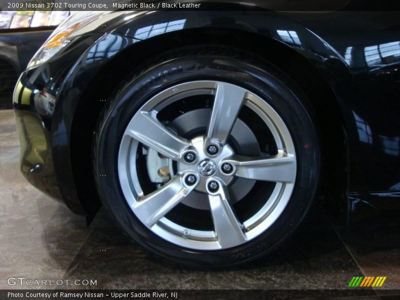 Magnetic Black / Black Leather 2009 Nissan 370Z Touring Coupe